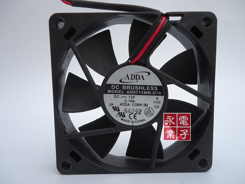 ADDA协禧 7015/DELL戴尔Precision620 12V 0.18A  AD0712MB-D70