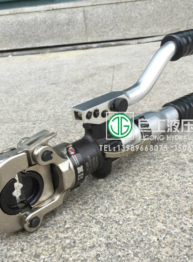 手动液压钳HT-300快速压线钳铜铝线鼻子压接钳16-300铝合金密码箱