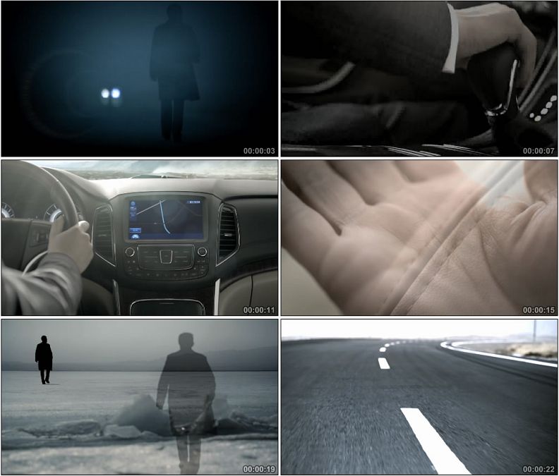 大气汽车驾驶操控速度快感高清实拍视频素材