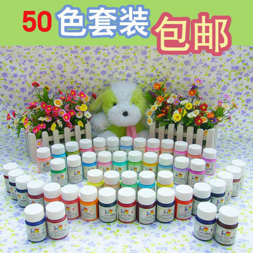 T恤颜料  纺织品颜料  手绘衣服颜料 防水颜料  六色牌 手绘颜料