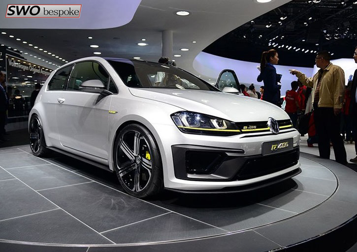 大众高尔夫7 r400大包围 高尔夫r改装前杠后杠侧裙排气 思沃定制