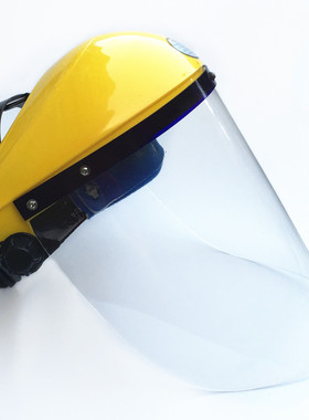 包邮金焊有机半头盔防护面屏透明面罩防飞溅防护面罩隔热防护面具