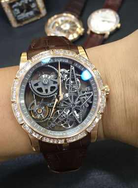 99新EXCALIBUR系列RDDBEX0423腕表 玫瑰金镂空男士手表腕表