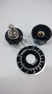 单圈可调电位器TOCOS RV24YN20S B504+A03帽子+刻度盘=1套 b500k