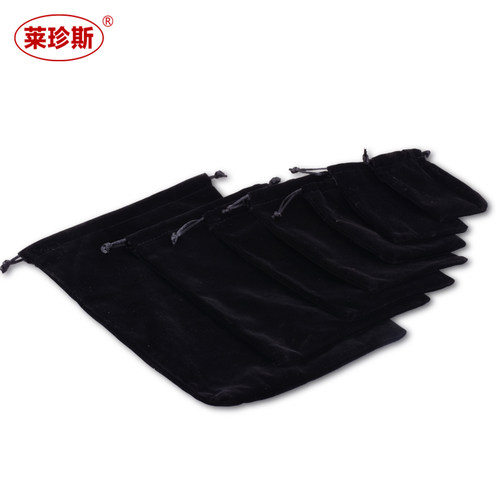 黑色绒布袋首饰袋文玩饰品袋