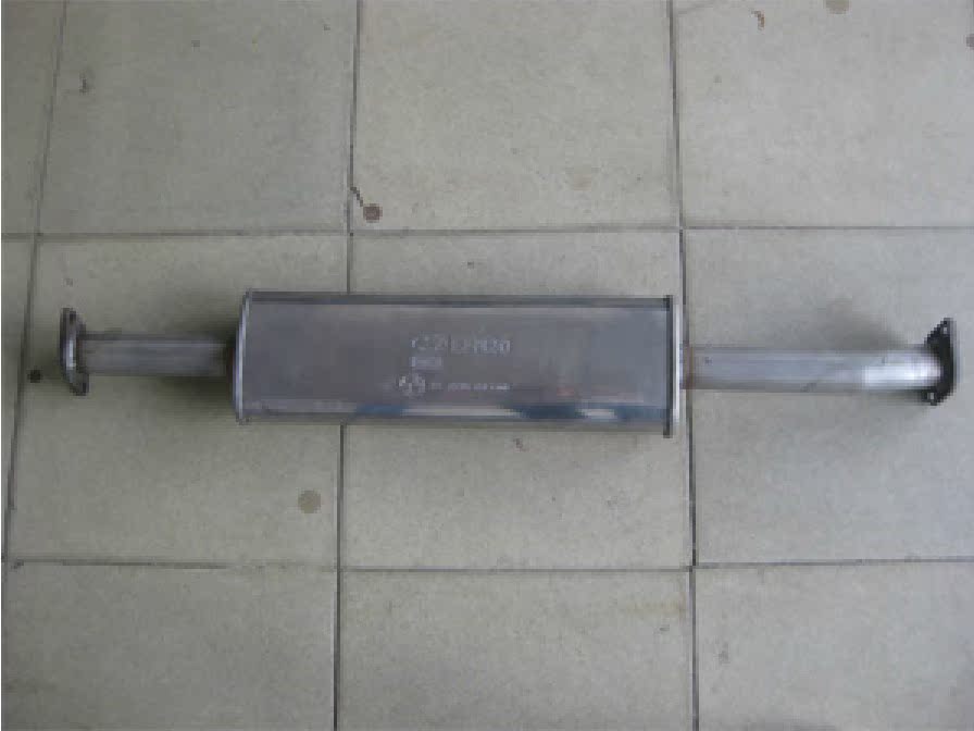 409钢现代索纳塔中节全钢汽车消音器|消声器排气管原车位安装