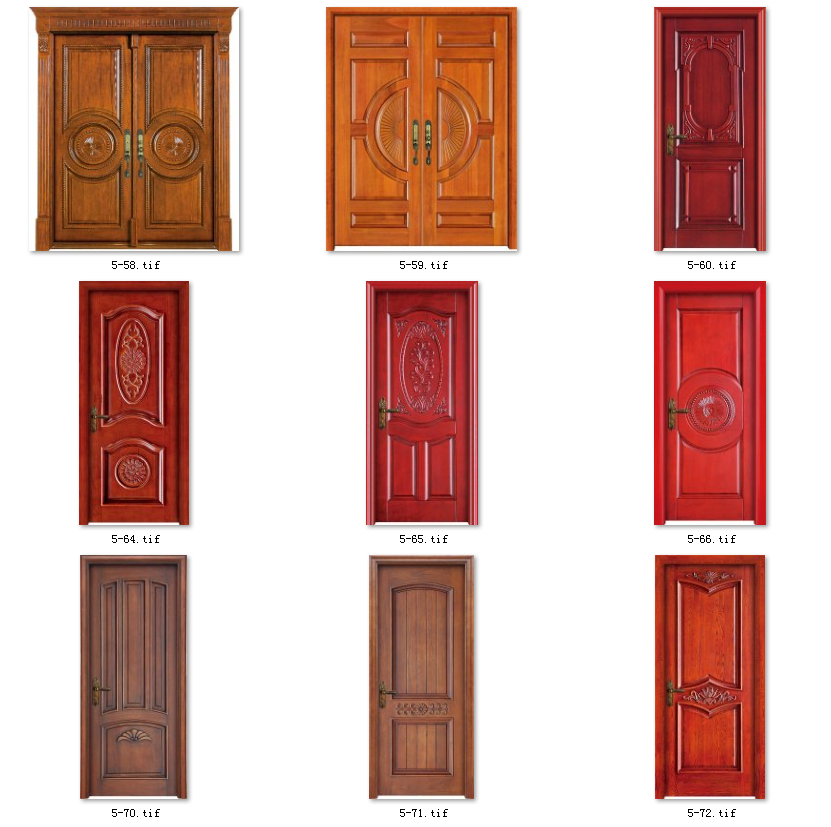 05门业高清素材图库木门300dpi可直接用于画册图册宣传册印刷