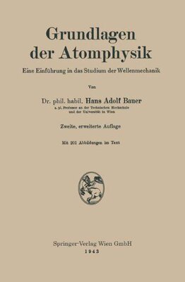【预订】Grundlagen Der Atomphysik: Eine Einf...
