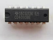 直插 HEF4093BP CD4093BE MC14093 触发器IC芯片 DIP-14 可直拍