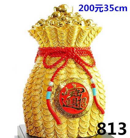 大号钱袋福袋乳胶模具石膏像石膏娃娃模具涂鸦彩绘模具白胚涂色