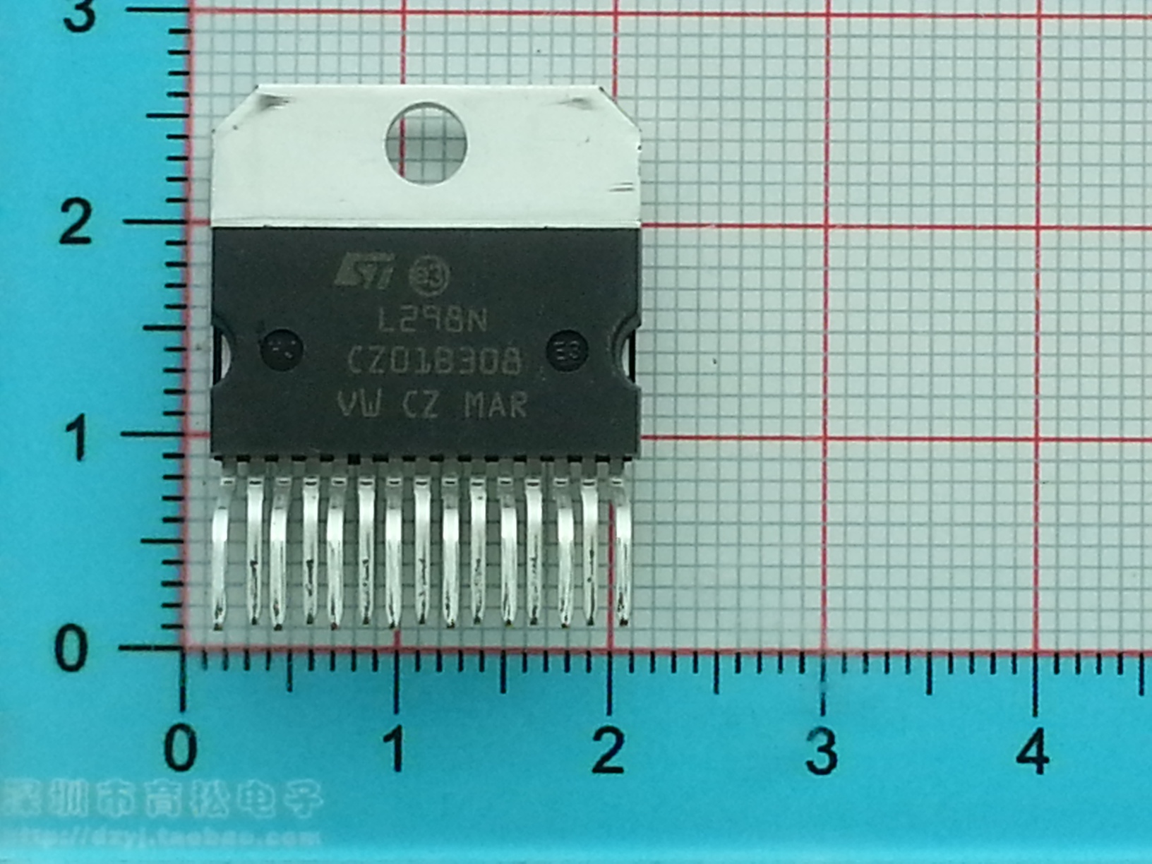 国产全新 L298N L298 步进电机驱动芯片/电桥驱动器-内部开关