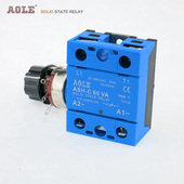 奥乐60Ａ单项固态调压器ASH C60VA电阻调节器470Ｋ2Ｗ小型防护型