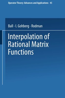 【预售】Interpolation of Rational Matrix Functions