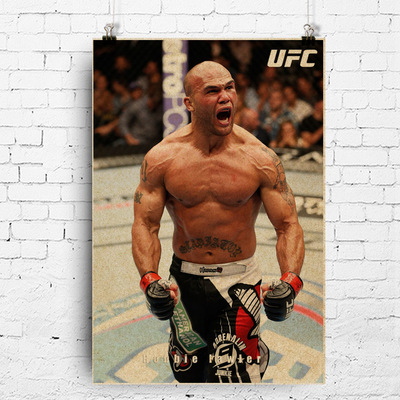 UFC选手海报拳击馆罗比劳勒