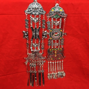 苗族服装挂饰侗族长吊舞台装配饰复古流苏民族风复古宫廷男女配饰