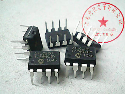 24LC128-I/P , MIC , 24LC128【原装】赛格市场G332室实体店 现货