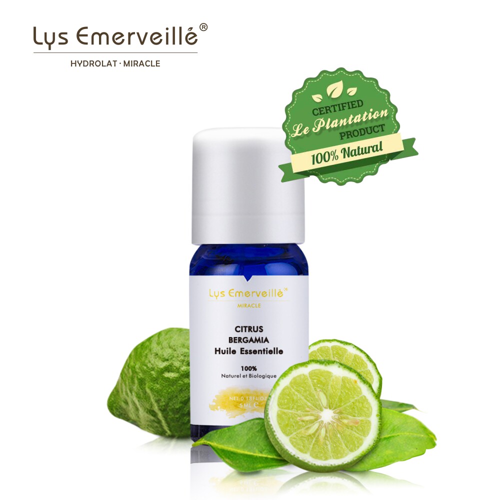 LE艾美丽莎 无光敏佛手柑精油 单方5ml 预防粉刺 提神