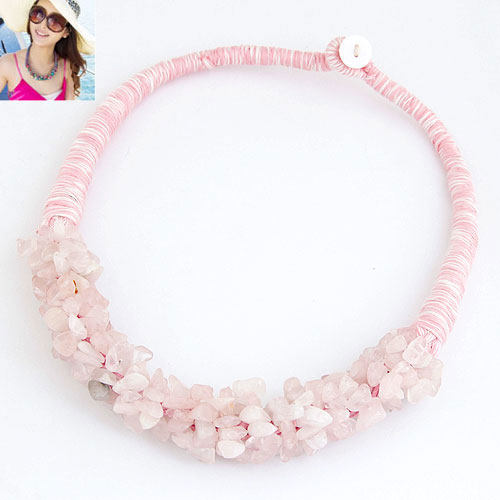 波西米亚风情夏天海滩沙滩配饰碎石气质短款项链锁骨链挂件衣饰女在类目 饰品/流行首饰/时尚饰品新, 项链中 - 来自Buy2taobao.com提供专业的淘宝代购服务