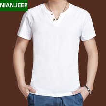 Jeep lá chắn 2018 mùa hè người đàn ông mới của cotton kích thước lớn loose yếm NIAN JEEP giản dị quần dài người đàn ông