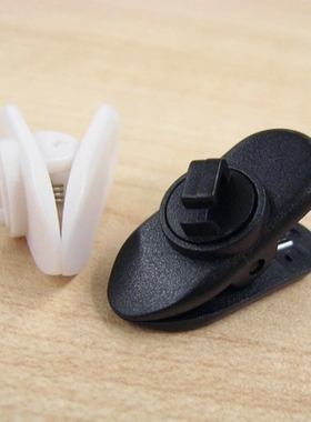 耳机线夹 黑色/白色 耳塞线夹 长线夹 用来固定耳机线夹 可批发