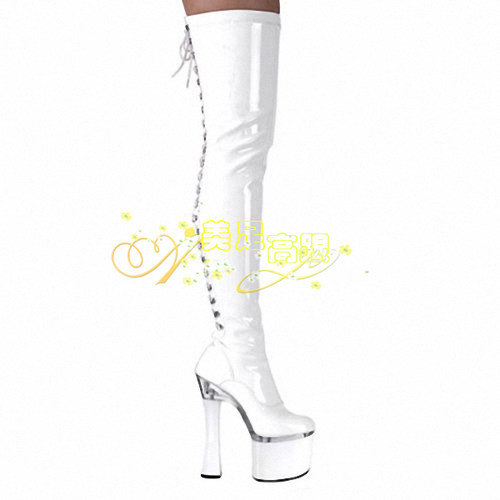 超高跟大码鞋过膝长靴特舞台同款