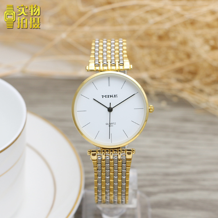 薄款防水间金时尚潮流风情侣手表