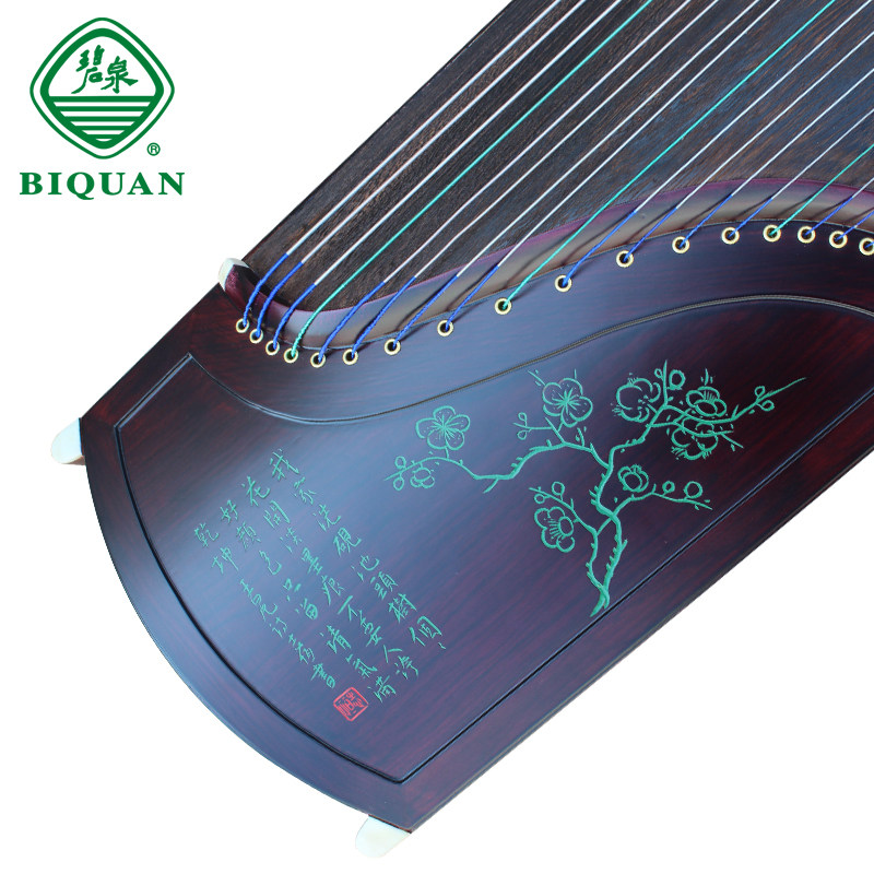 碧泉古筝 仿红木刻字筝 傲雪留芳 初学者考级 成人儿童演奏乐器