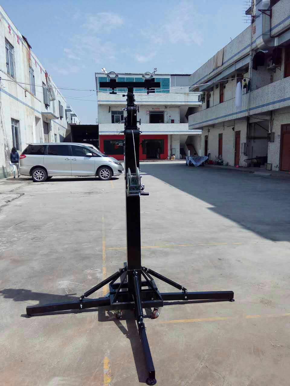 led帕灯架子手摇支架流动灯架移动演出灯光支架回光灯面光灯架子