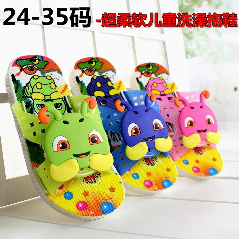 Chaussons enfants en autre pour été - semelle caoutchouc antidérapant - Ref 986546 Image 3