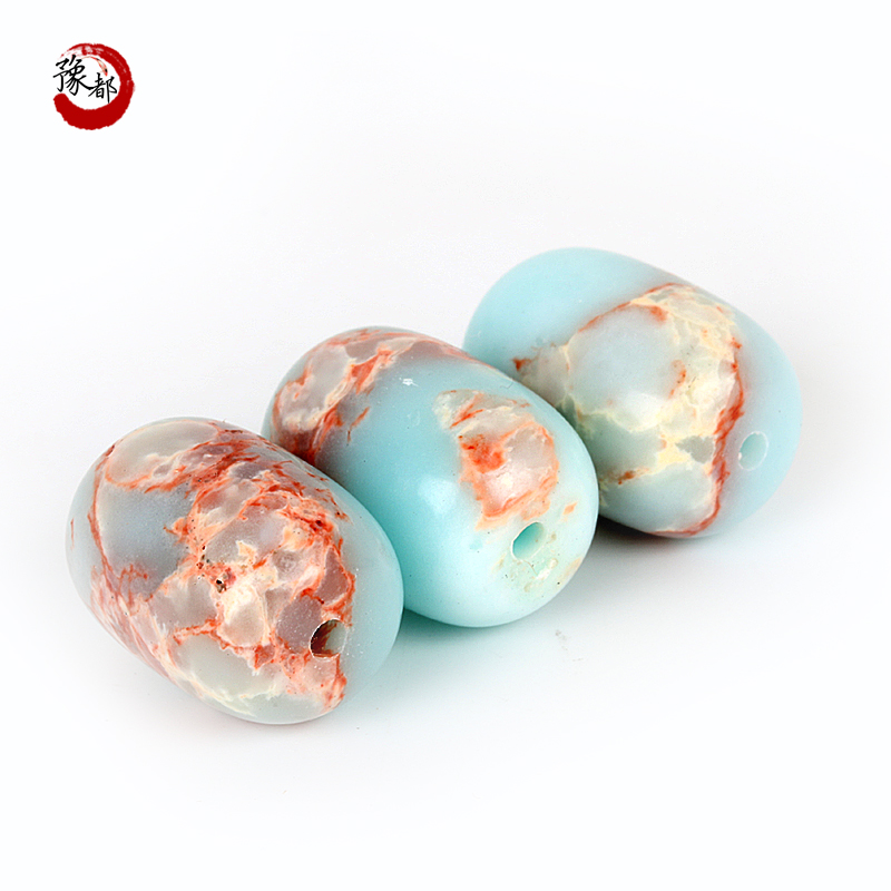 diy寿山石文玩金刚菩提配饰桶珠