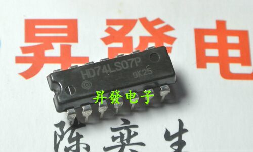 〖昇發电子〗全新 HD74LS07P 74LS07 SN74LS07N DIP 直插