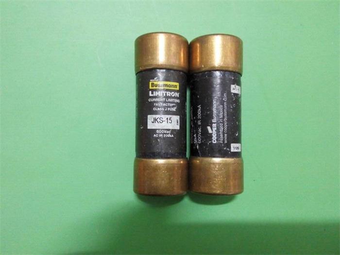 JKS 15 快速熔断器保险丝21X57MM Limitron BUSS 正品 15A 600V