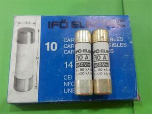 14X51MM 500V GOULD 10A 120KA 正品 进口熔断器保险丝陶瓷