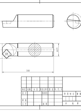 内径刀杆 S25H-SSSCR12 数控车床用， 专业设计制造