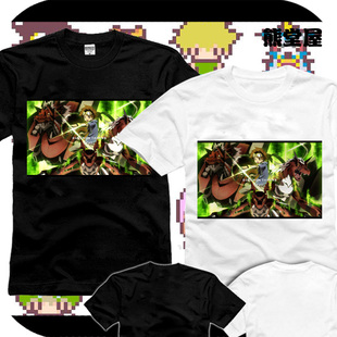 数码宝贝数码暴龙digimon基尔兽大古拉兽纯棉衣服T恤短袖