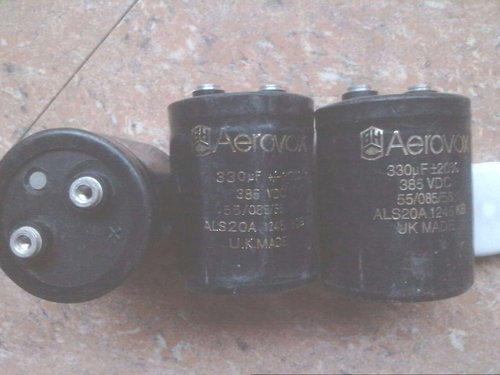 英国BHC 金字电容 ALS20A系列 385V 代400V 330UF 螺丝脚高压电容