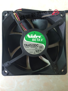 日本NIDEC 12038 12CM 机箱大风量风扇 12V 0.77A B34659-57SNY