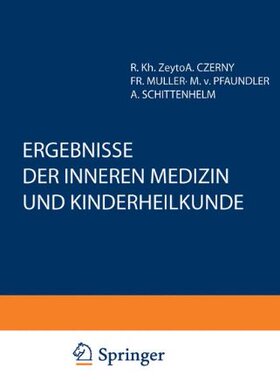 【预订】Ergebnisse Der Inneren Medizin Und K...
