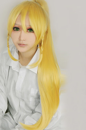 刀剑神域 桐谷直叶 单虎口1米马尾cosplay假发