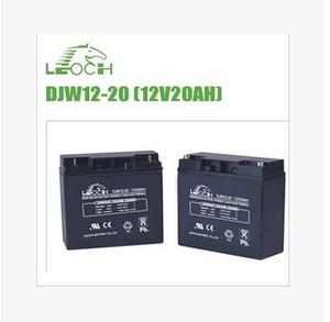 蓄电池12V20AH铅酸免维护LEOCH电池DJW12-20消防通信UPS