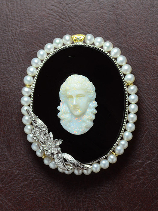 Aesthetic [Opal CAMEO ]natural Australia Opal Master Venus Pendant Broochin the Jewelry/Diamond/Jade/Gold , Colored stones/Precious stones , Jewellery stones  category - from Buy2taobao.com to provide professional Taobao agent buy service