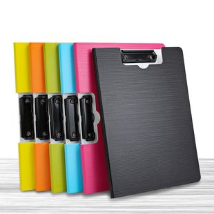 办公用品树德文件夹A4塑料书写字板夹A4韩国学生试卷夹子 垫板夹