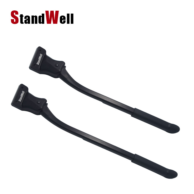 Standwell山地车脚支撑停车架 自行车脚架支撑 边撑 铝合金后支撑