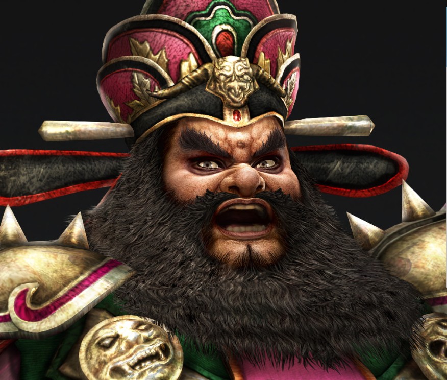 真三国无双7 董卓 cos 假发 定做