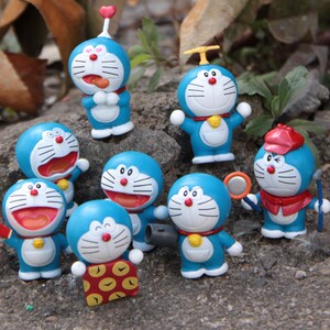 包邮多啦A梦公仔 机器猫手办叮当猫汽车创意饰品车载摆件车内饰品