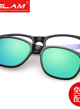 特莱玛两用套镜近视偏光太阳镜女吸磁铁夹片墨镜近视眼镜架男开车