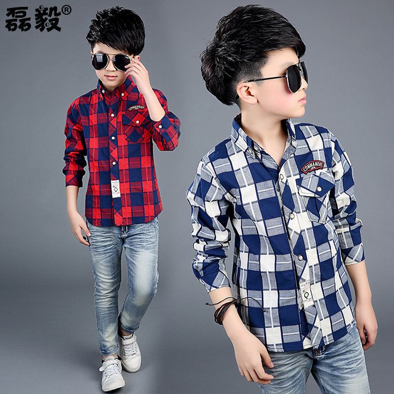 Chemise garcon à manche longue - Ref 2074592 Image 1