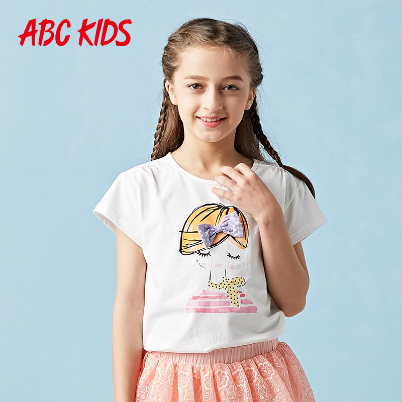abckidsͯװ 2018Ïļ¾¶ùͯTÐôŮͯѧÉúÐÝÏÐÌåÐôÉÀÍ¸ÆøÉÏÒ´òµ×ÉÀ