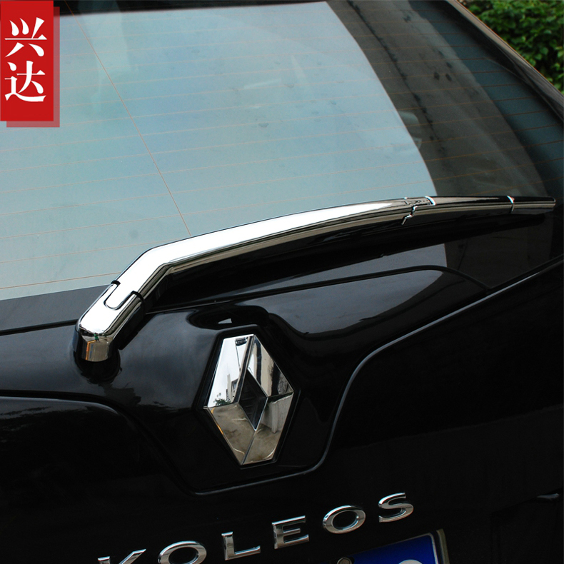 适用于2009-16款雷诺科雷傲专用后雨刷盖罩 Koleos后雨刮装饰亮贴