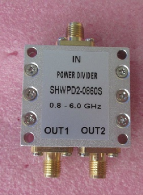 SHWPD2-0860S 0.8-6GHzWIFI 测试 一分二 2.4G 5.8G射频功分器